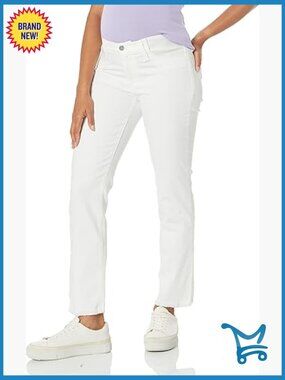 Maternity Cigarette Ankle Jeans Straight Leg Mid Rise 28in Inseam Stretch Cotton